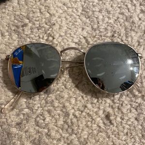Ray-ban Silver Reflective Glasses